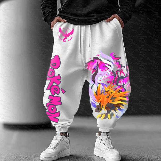 Unisex  “Pokémon” Casual Anime Streetwear Pants