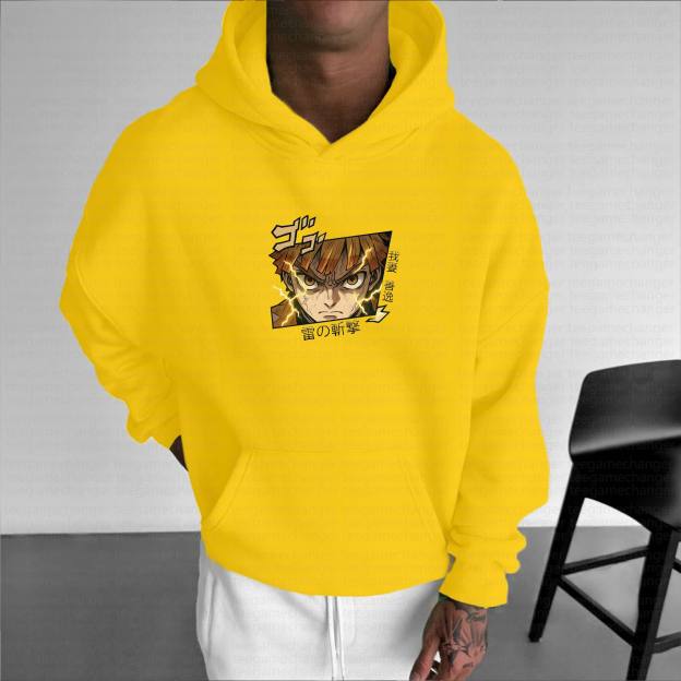 Unisex Anime Graphic Streetwear Vintage Hoodie丨Demon Slayer