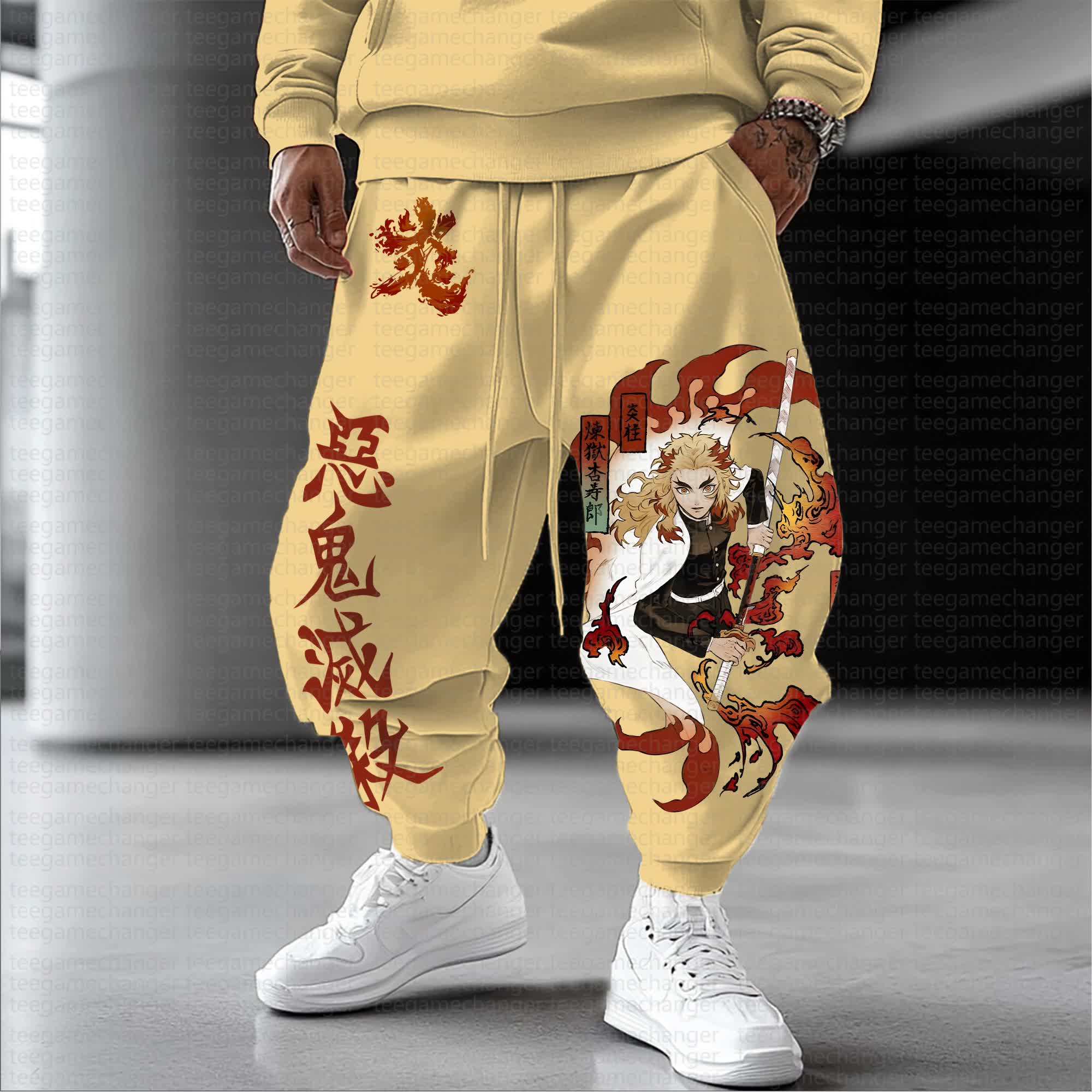 Unisex Anime Inspired Vintage Pants丨Demon Slayer