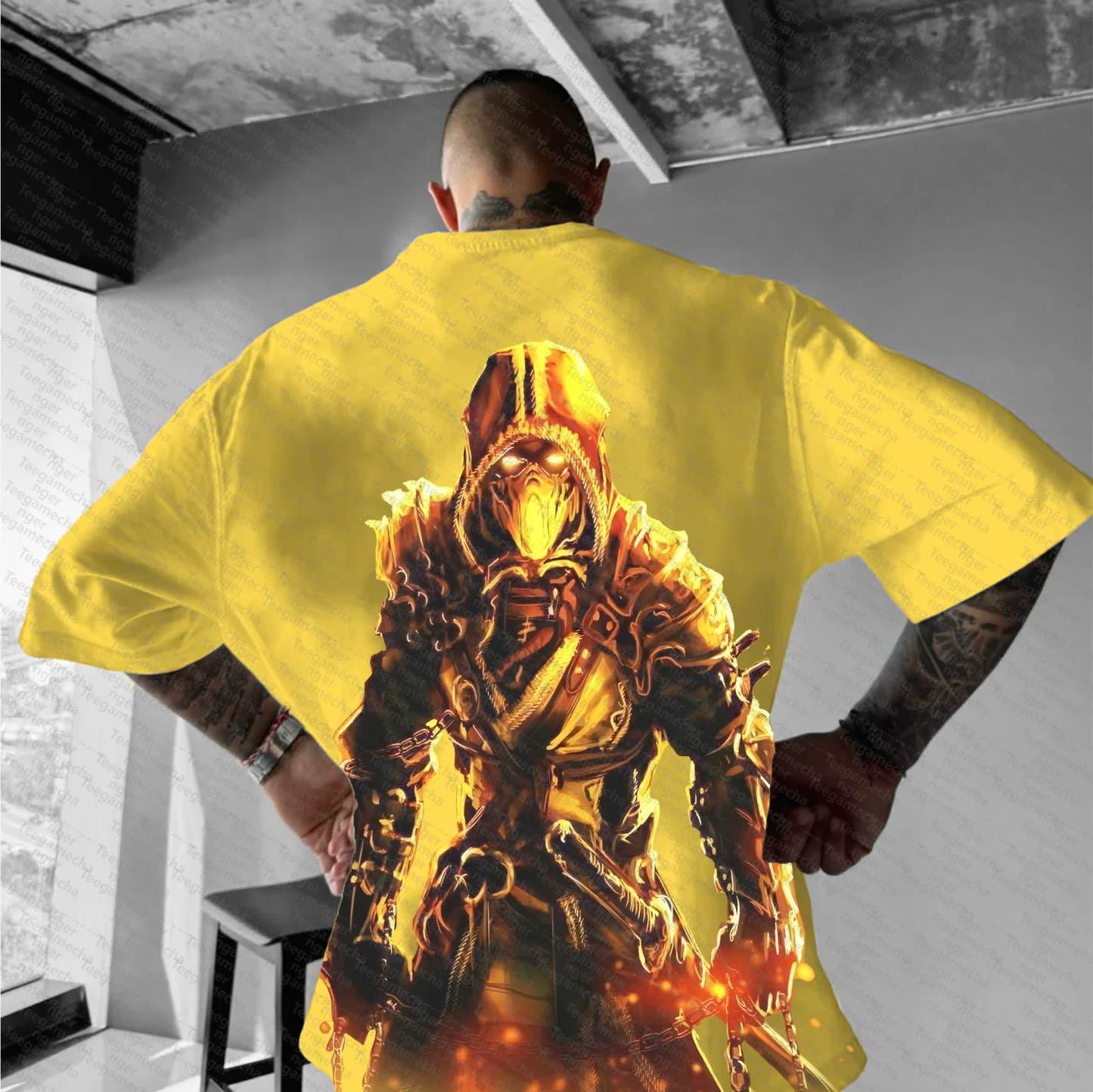 Unisex Mortal Kombat Inspired Vintage T-Shirt