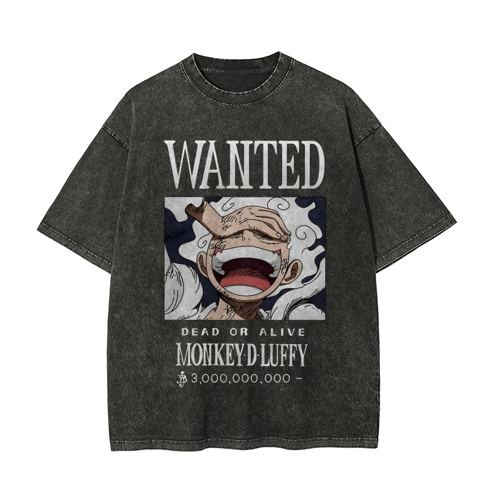 Luffy Vintage Oversized T-Shirt | One Piece-Teegamechanger