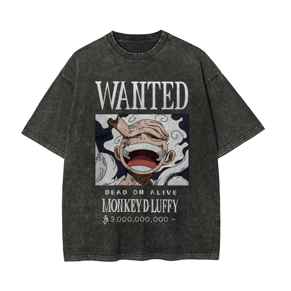 Luffy Vintage Oversized T-Shirt | One Piece-Teegamechanger