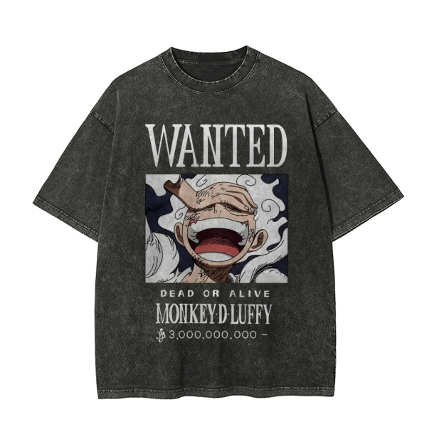 Luffy Vintage Oversized T-Shirt | One Piece-Teegamechanger