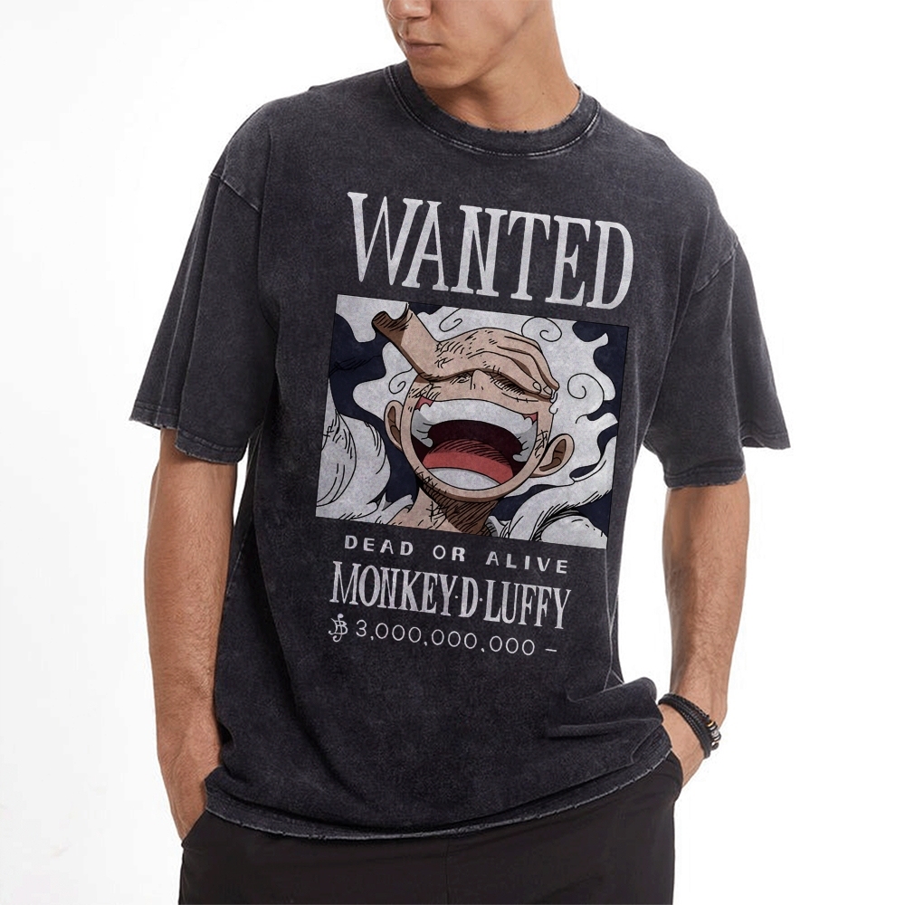 Luffy Vintage Oversized T-Shirt | One Piece-Teegamechanger