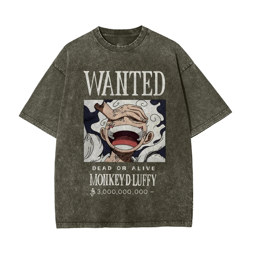 Luffy Vintage Oversized T-Shirt | One Piece-Teegamechanger