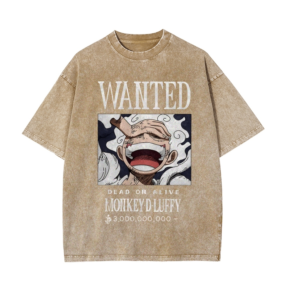 Luffy Vintage Oversized T-Shirt | One Piece-Teegamechanger