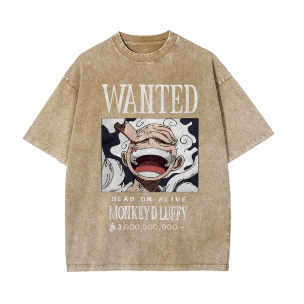 Luffy Vintage Oversized T-Shirt | One Piece-Teegamechanger