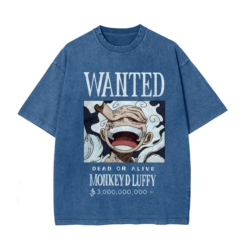 Luffy Vintage Oversized T-Shirt | One Piece-Teegamechanger
