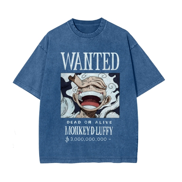 Luffy Vintage Oversized T-Shirt | One Piece-Teegamechanger