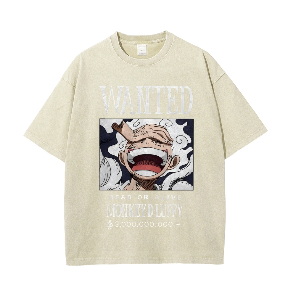 Luffy Vintage Oversized T-Shirt | One Piece-Teegamechanger