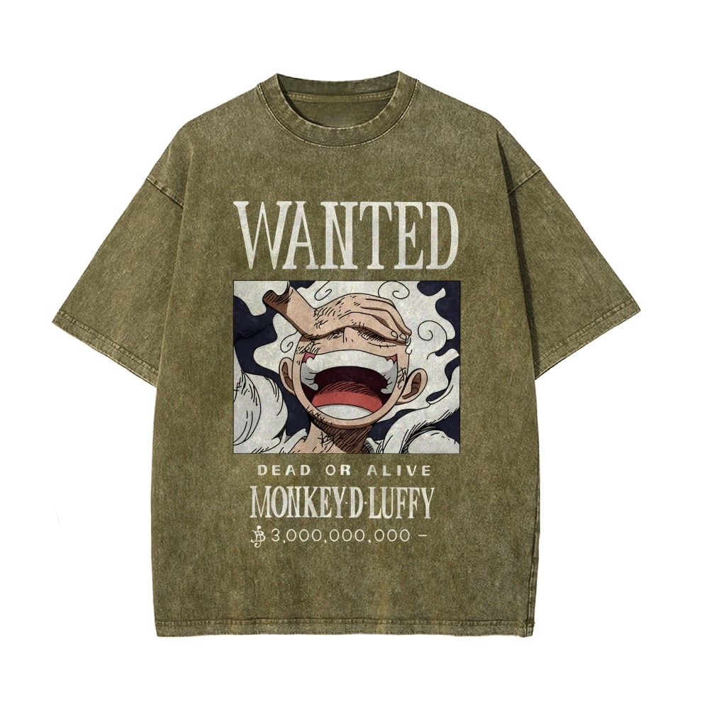 Luffy Vintage Oversized T-Shirt | One Piece-Teegamechanger