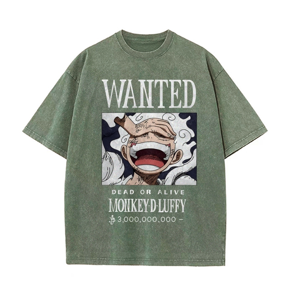 Luffy Vintage Oversized T-Shirt | One Piece-Teegamechanger