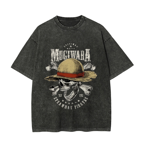 Vintage Snowflake Washed T-Shirt | One Piece-Teegamechanger