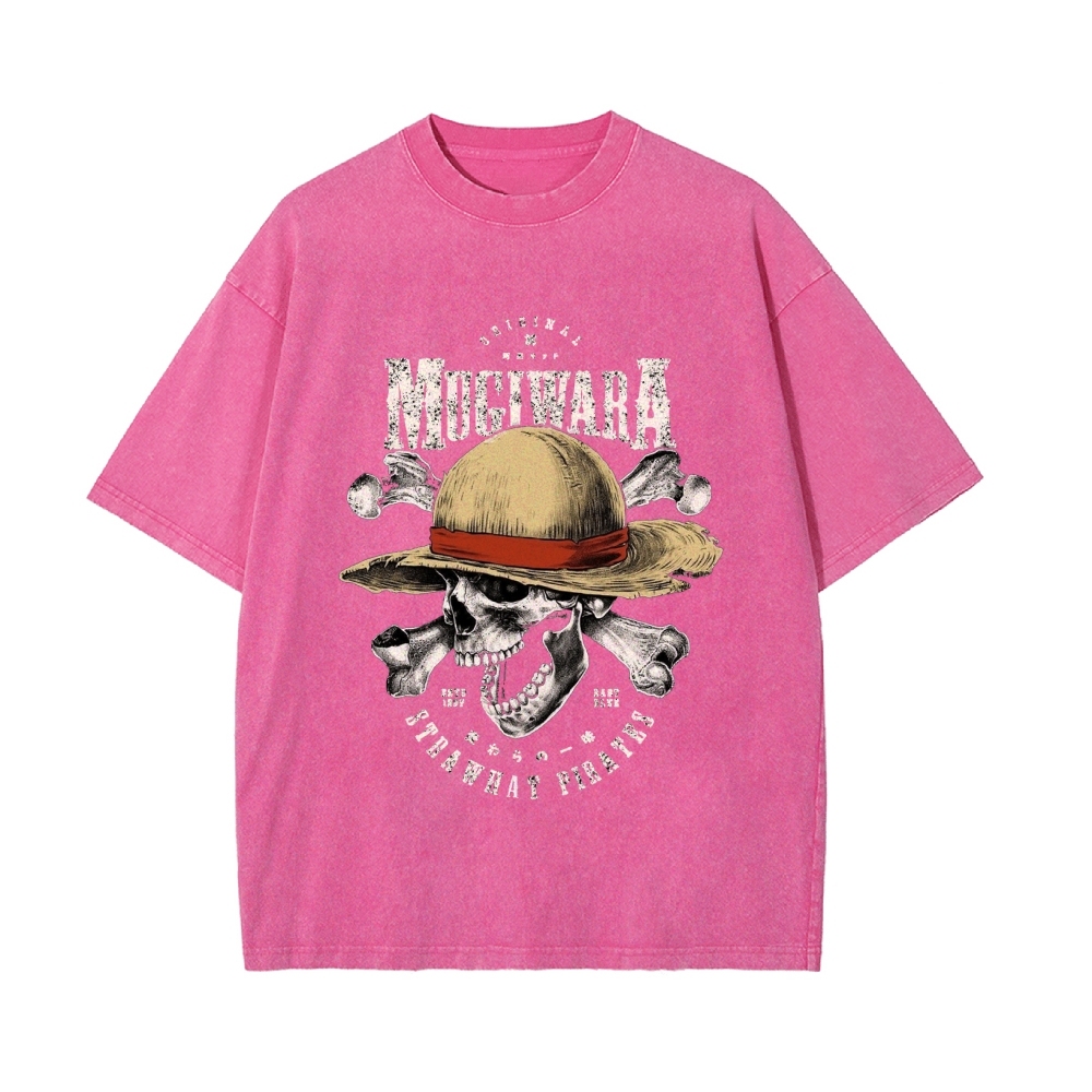 Vintage Snowflake Washed T-Shirt | One Piece-Teegamechanger