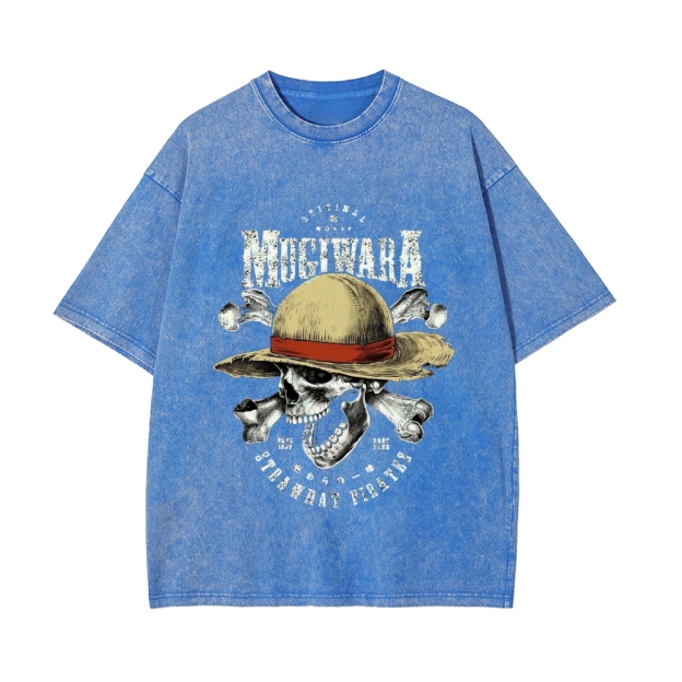 Vintage Snowflake Washed T-Shirt | One Piece-Teegamechanger