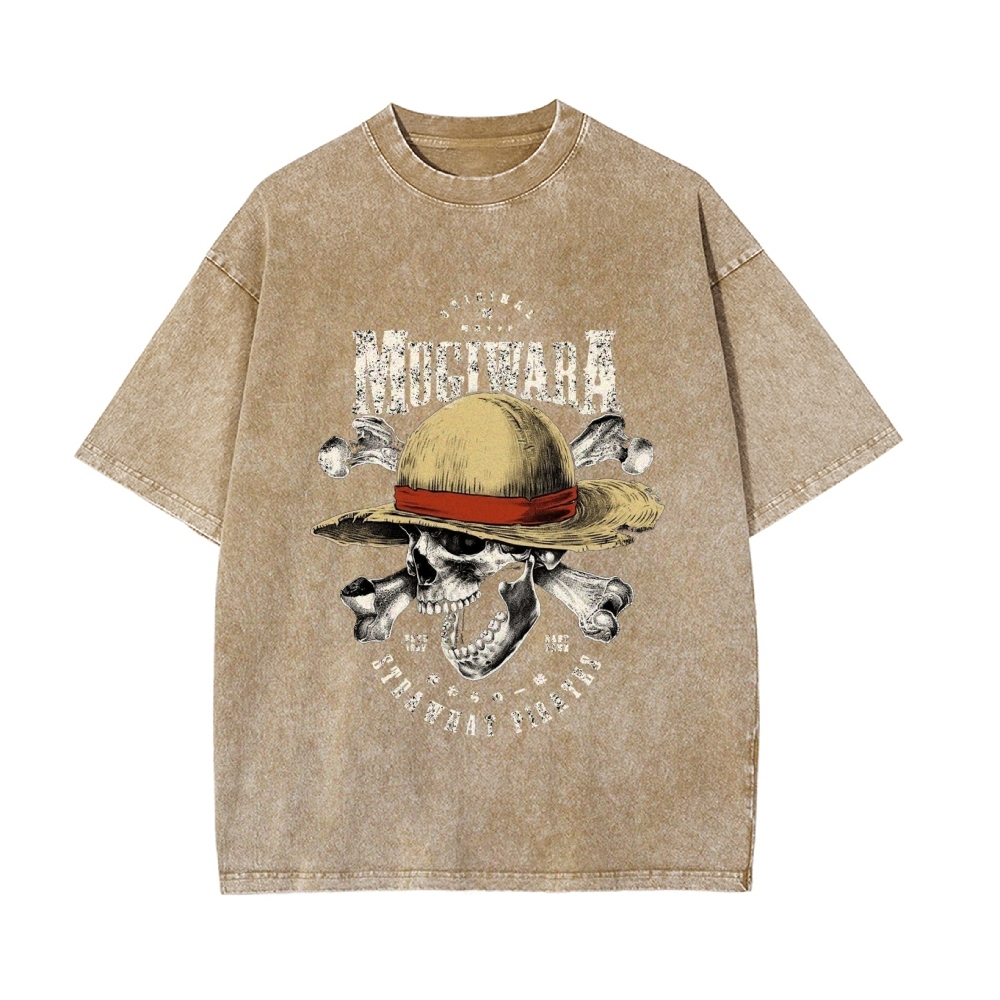 Vintage Snowflake Washed T-Shirt | One Piece-Teegamechanger