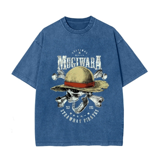 Vintage Snowflake Washed T-Shirt | One Piece-Teegamechanger