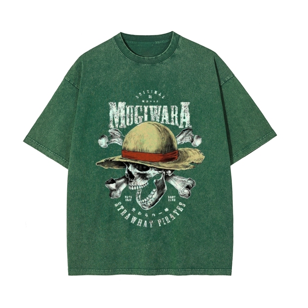 Vintage Snowflake Washed T-Shirt | One Piece-Teegamechanger