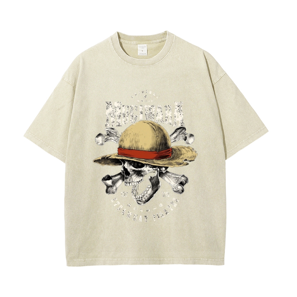 Vintage Snowflake Washed T-Shirt | One Piece-Teegamechanger