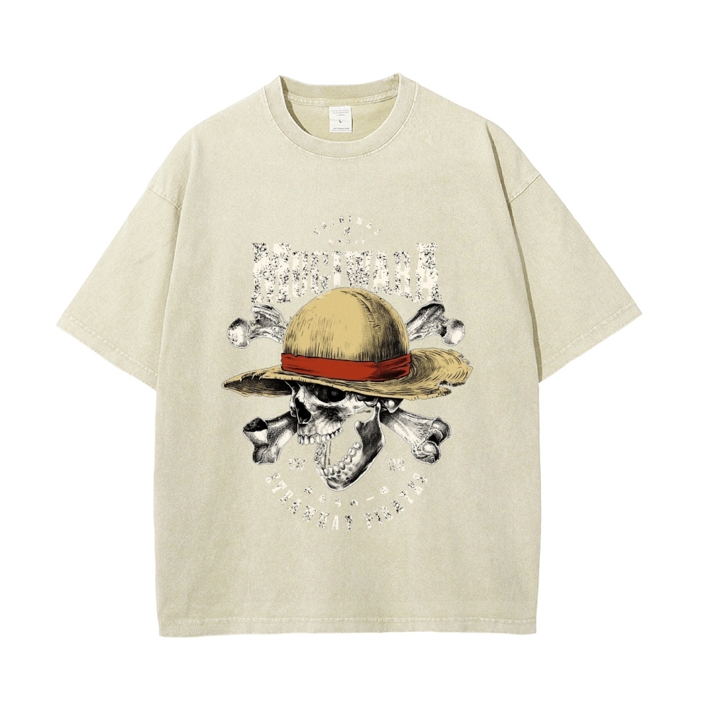 Vintage Snowflake Washed T-Shirt | One Piece-Teegamechanger