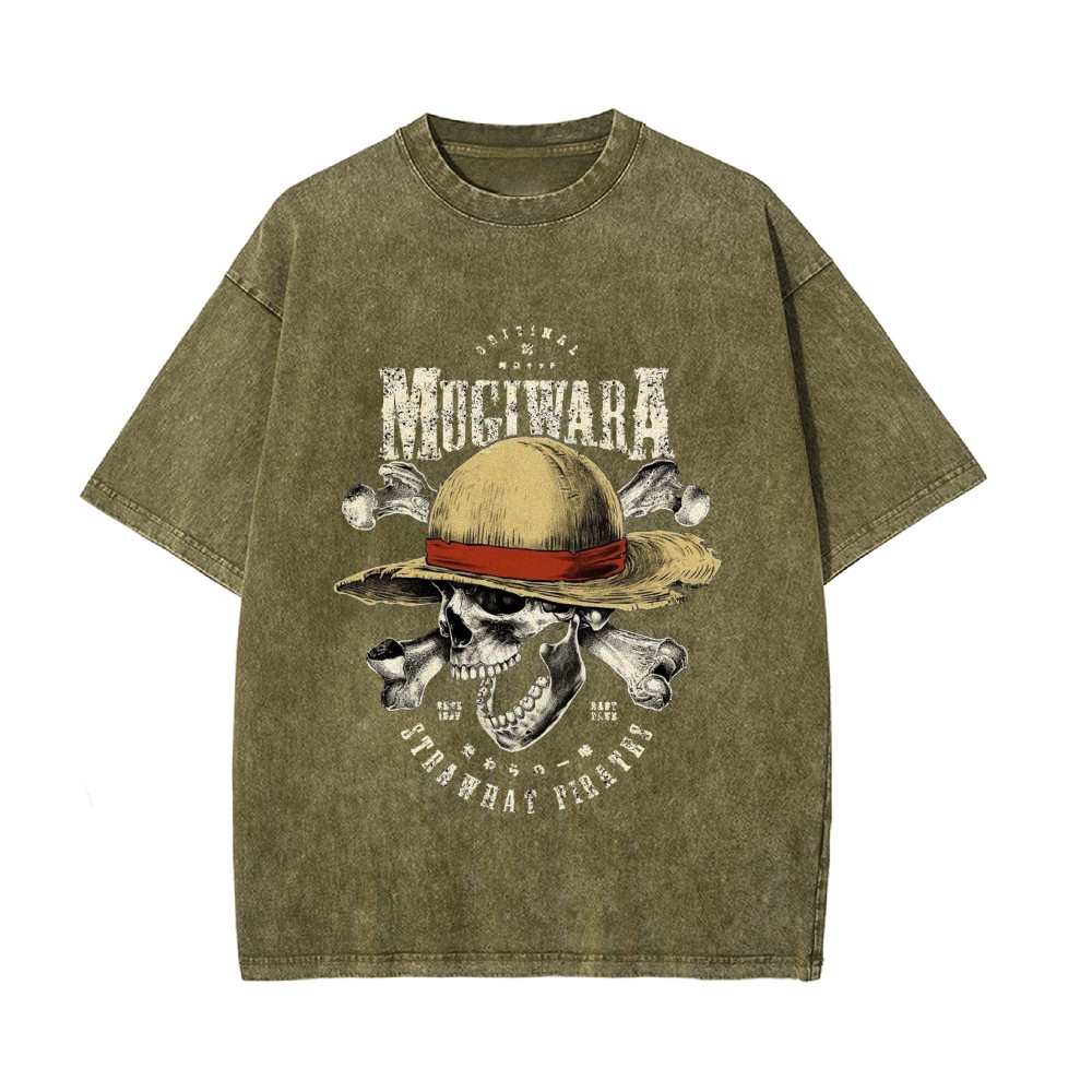 Vintage Snowflake Washed T-Shirt | One Piece-Teegamechanger