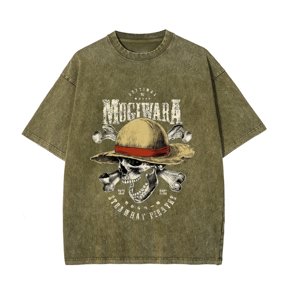 Vintage Snowflake Washed T-Shirt | One Piece-Teegamechanger