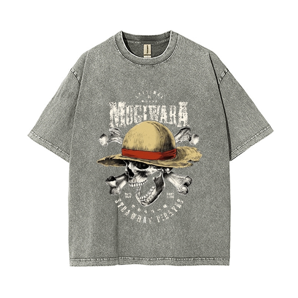 Vintage Snowflake Washed T-Shirt | One Piece-Teegamechanger