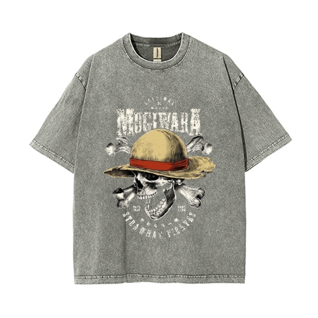 Vintage Snowflake Washed T-Shirt | One Piece-Teegamechanger