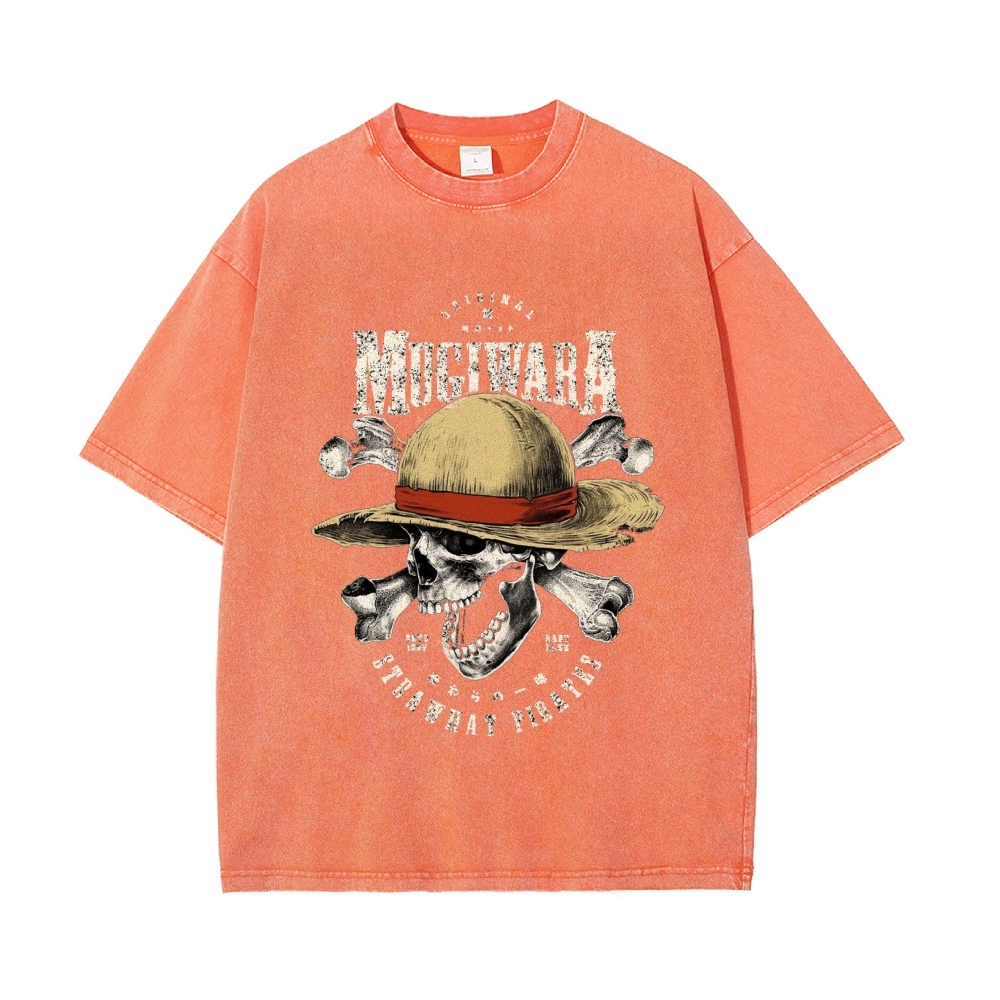 Vintage Snowflake Washed T-Shirt | One Piece-Teegamechanger