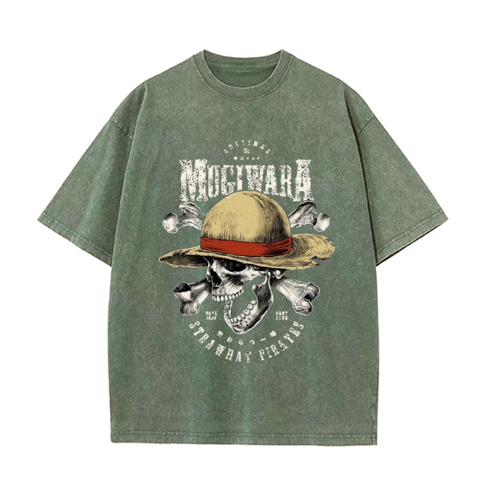 Vintage Snowflake Washed T-Shirt | One Piece-Teegamechanger