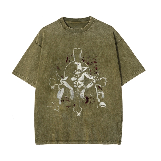 Ace Vintage Oversized T-Shirt | One Piece-Teegamechanger