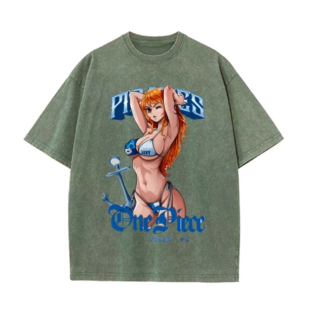 Nami Vintage T-shirt | One Piece-Teegamechanger