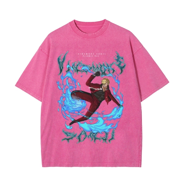 Sanji Vintage Oversized T-Shirt | One Piece-Teegamechanger