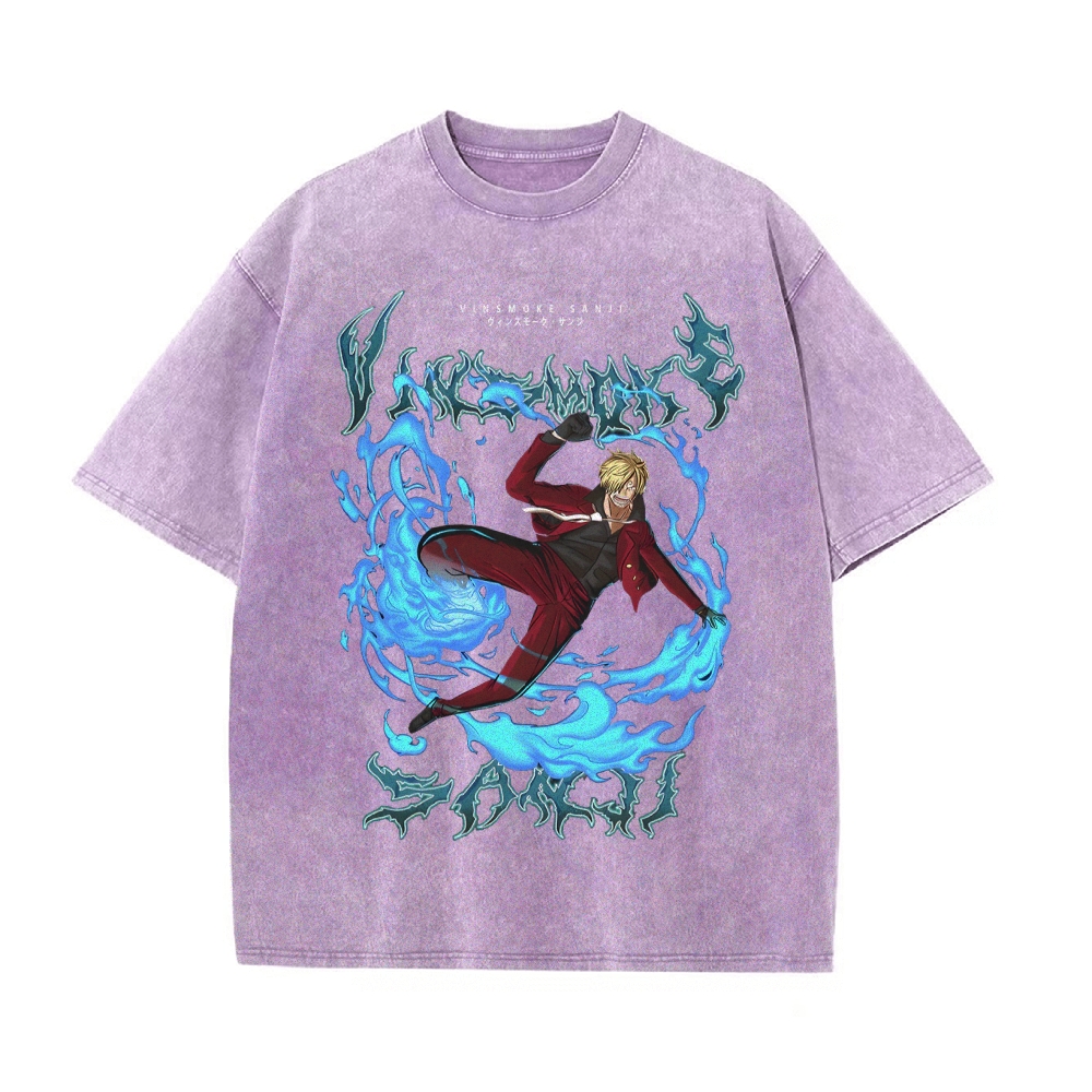 Sanji Vintage Oversized T-Shirt | One Piece-Teegamechanger