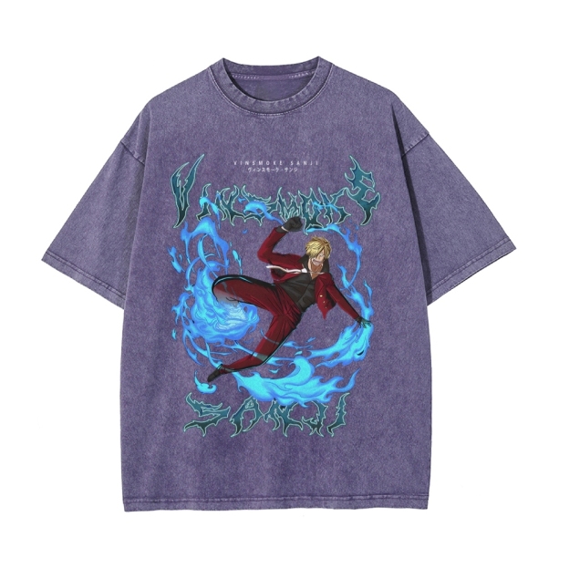 Sanji Vintage Oversized T-Shirt | One Piece-Teegamechanger