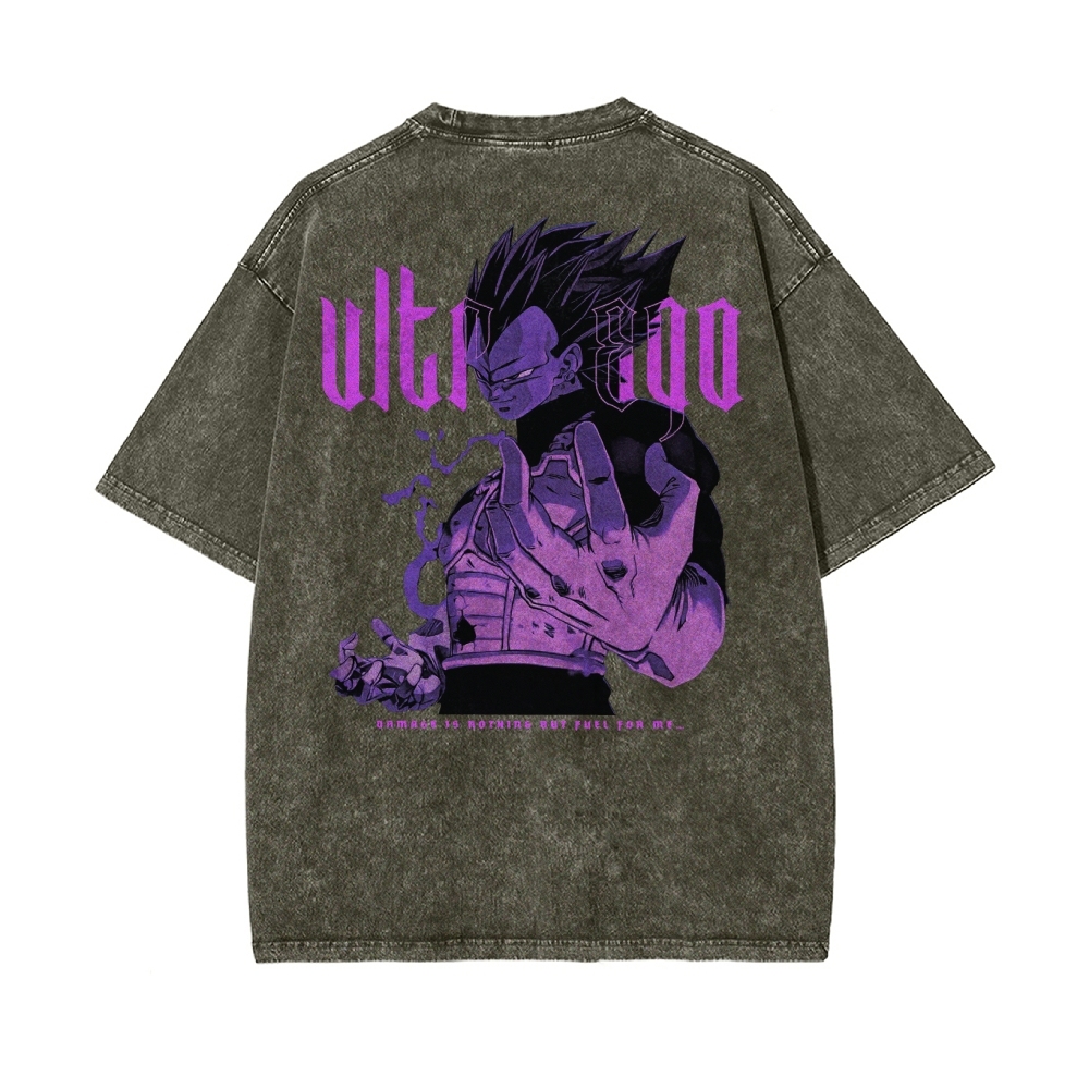 Vegeta Ultra Ego Vintage T-Shirt | Dragon Ball Super
