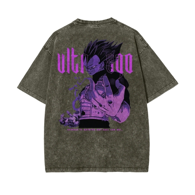 Vegeta Ultra Ego Vintage T-Shirt | Dragon Ball Super