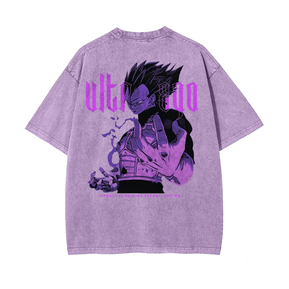 Vegeta Ultra Ego Vintage T-Shirt | Dragon Ball Super