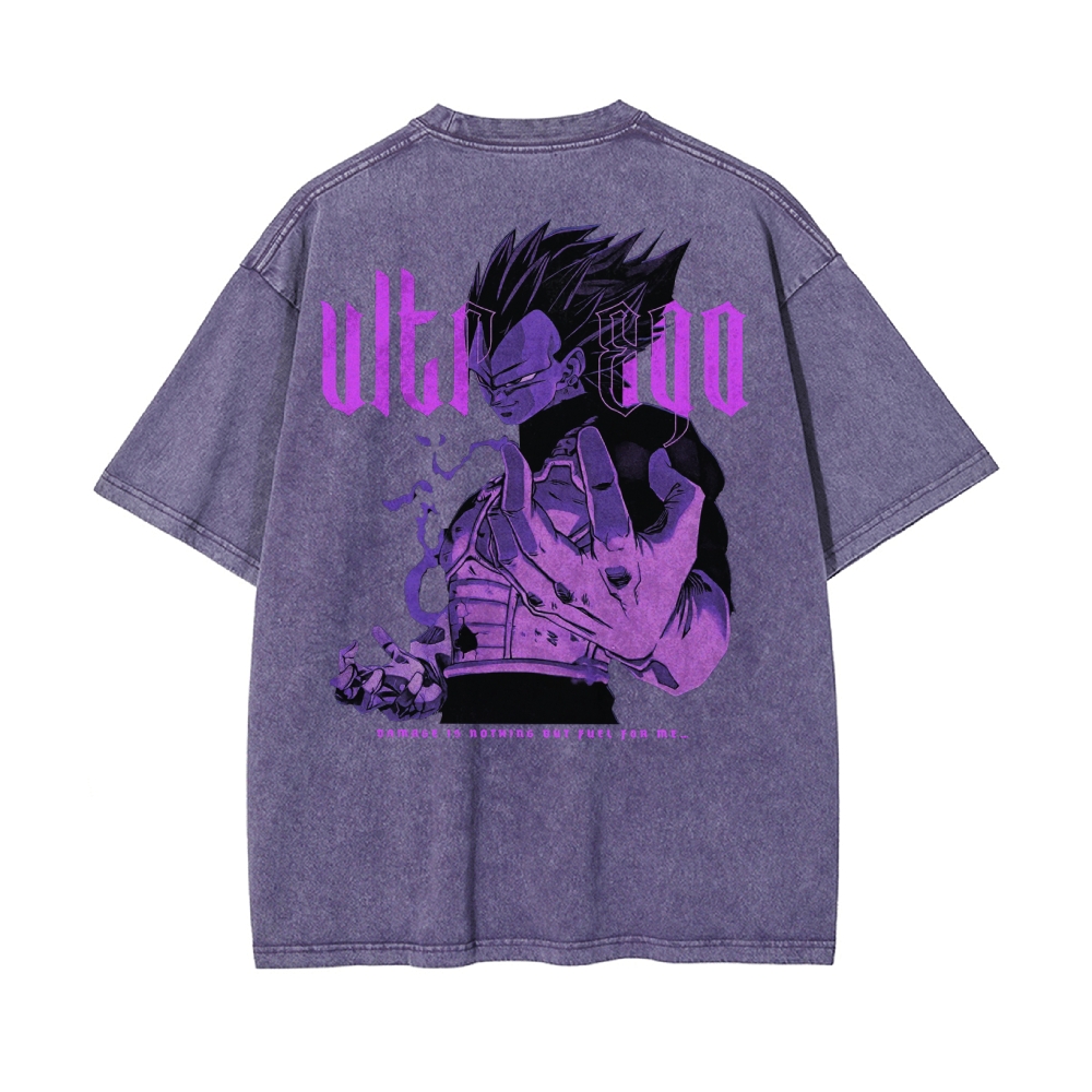 Vegeta Ultra Ego Vintage T-Shirt | Dragon Ball Super