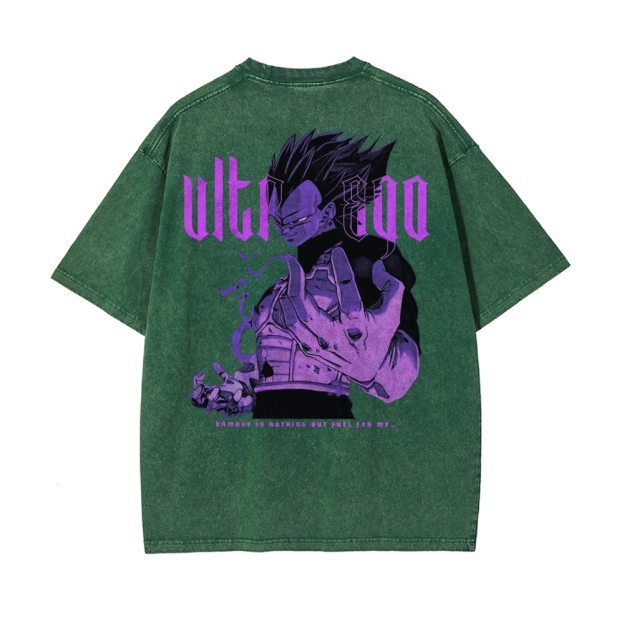 Vegeta Ultra Ego Vintage T-Shirt | Dragon Ball Super