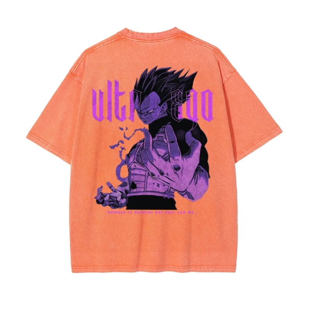 Vegeta Ultra Ego Vintage T-Shirt | Dragon Ball Super