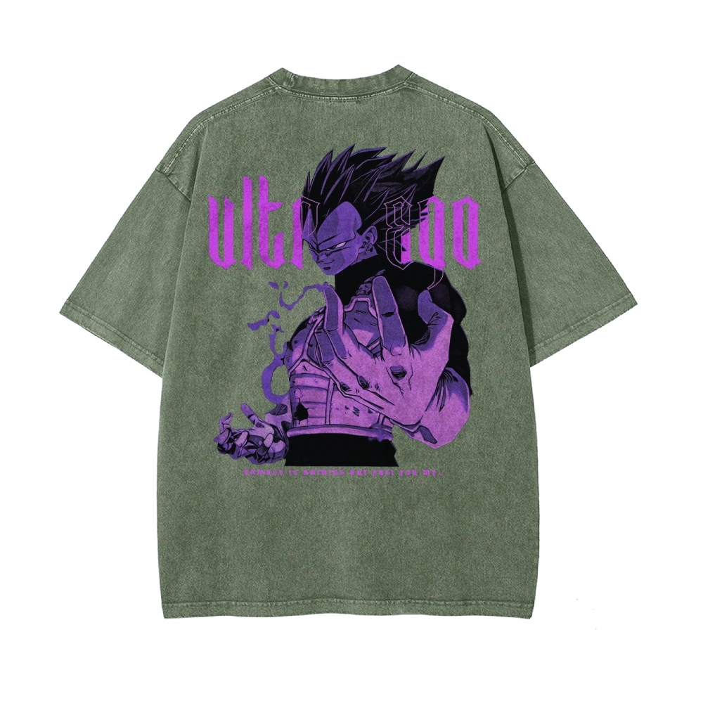 Vegeta Ultra Ego Vintage T-Shirt | Dragon Ball Super