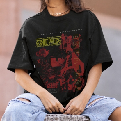 “King of Pirates” Vintage T-Shirt | One Piece-Teegamechanger