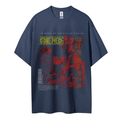 “King of Pirates” Vintage T-Shirt | One Piece-Teegamechanger