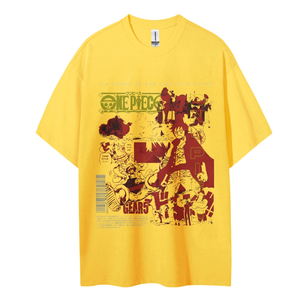 “King of Pirates” Vintage T-Shirt | One Piece-Teegamechanger