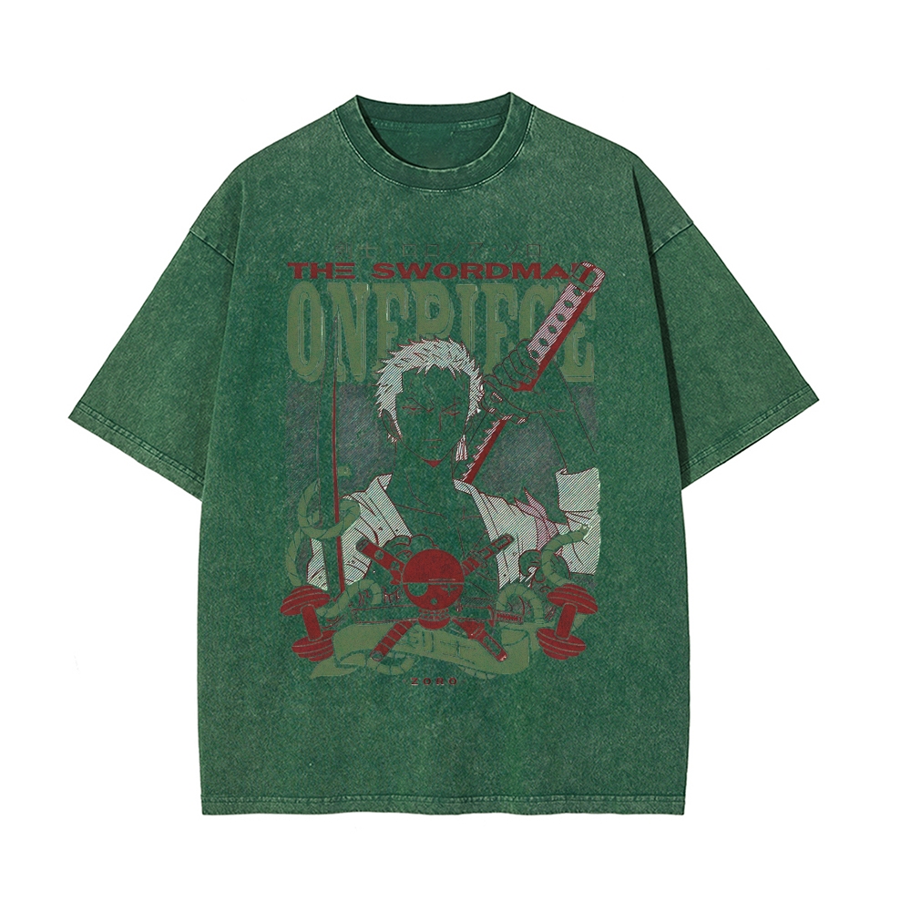 Zoro Vintage Oversized T-Shirt | One Piece-Teegamechanger