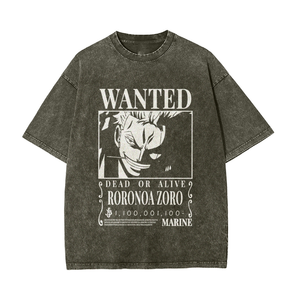 Zoro Vintage Oversized T-Shirt | One Piece-Teegamechanger