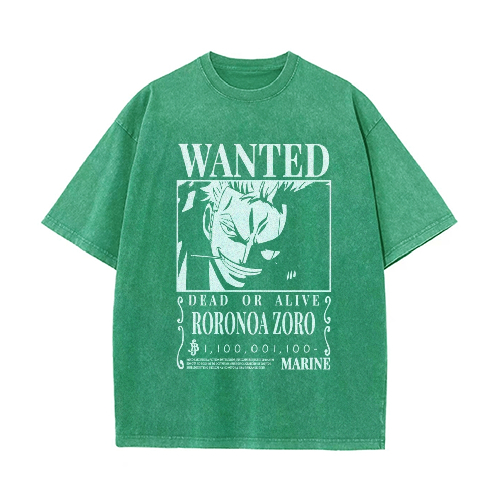 Zoro Vintage Oversized T-Shirt | One Piece-Teegamechanger