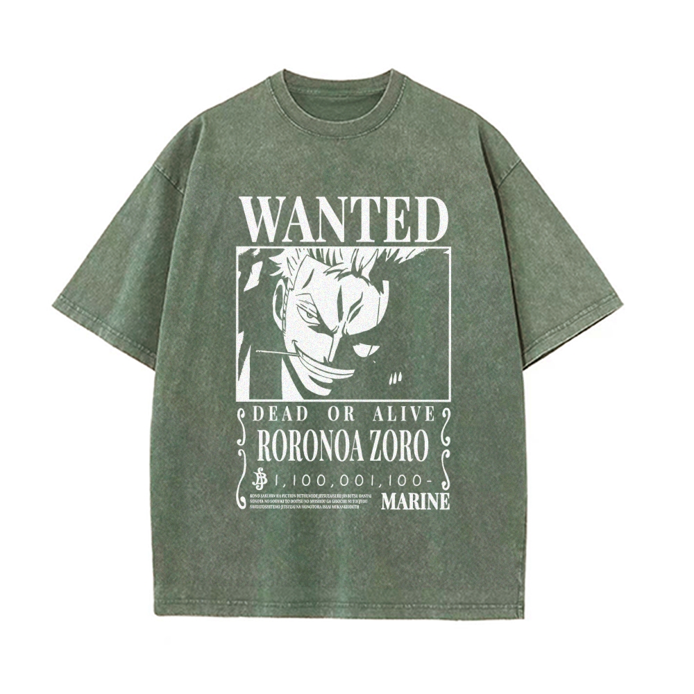 Zoro Vintage Oversized T-Shirt | One Piece-Teegamechanger