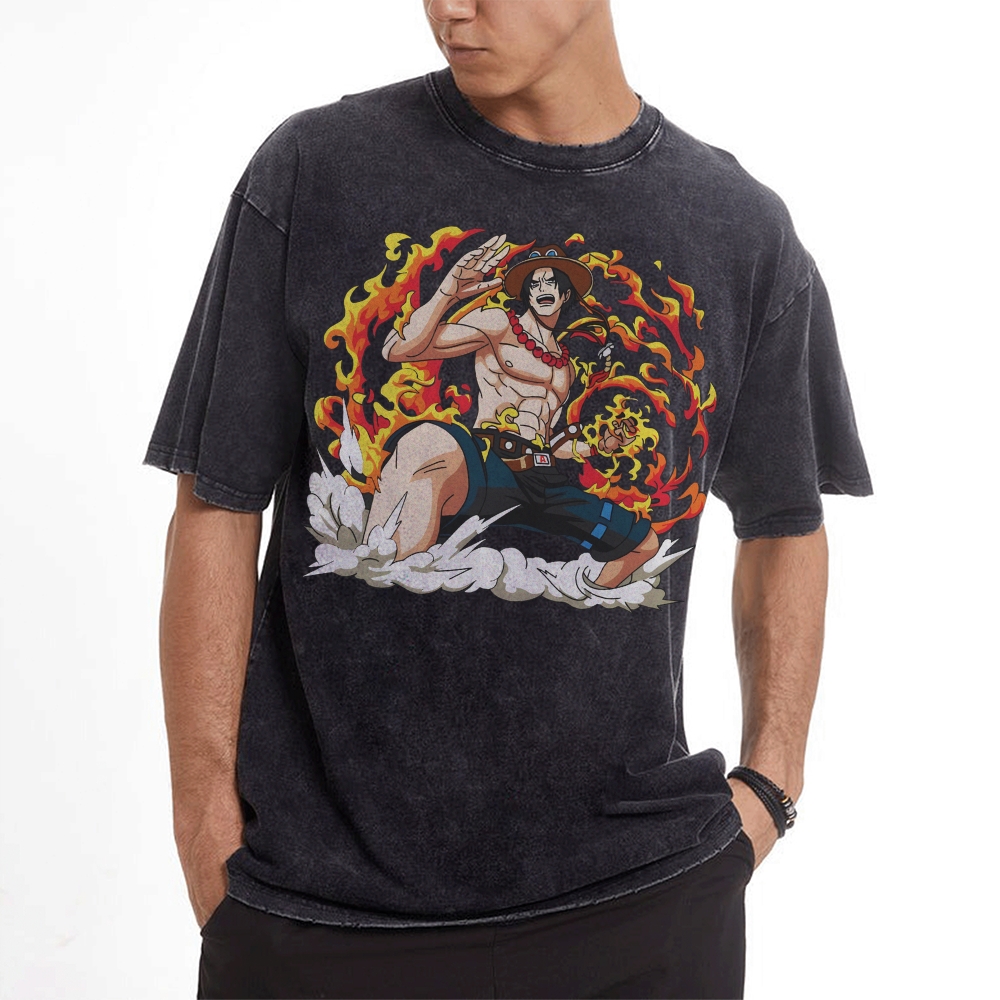 Ace Vintage Oversized T-Shirt | One Piece-Teegamechanger